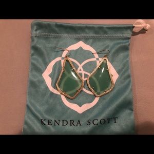 Kendra Scott large teardrop earrings in Turquoise